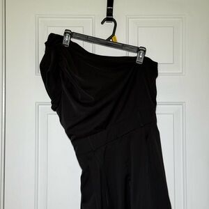 Black One-Shoulder Women’s Dress